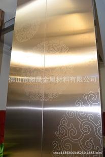 不锈钢电梯装饰板 镜面钛金蚀刻电梯装饰板 不锈钢玫瑰金蚀刻装饰